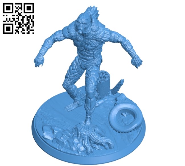 Lagoon Monster B004887 file stl free download 3D Model for CNC and 3d printer