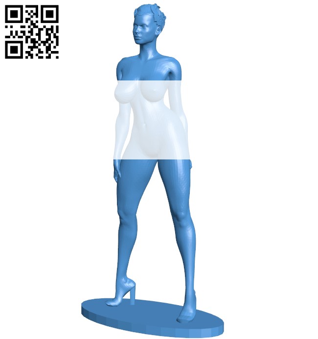 Lingerie girl B005186 file stl free download 3D Model for CNC and 3d printer