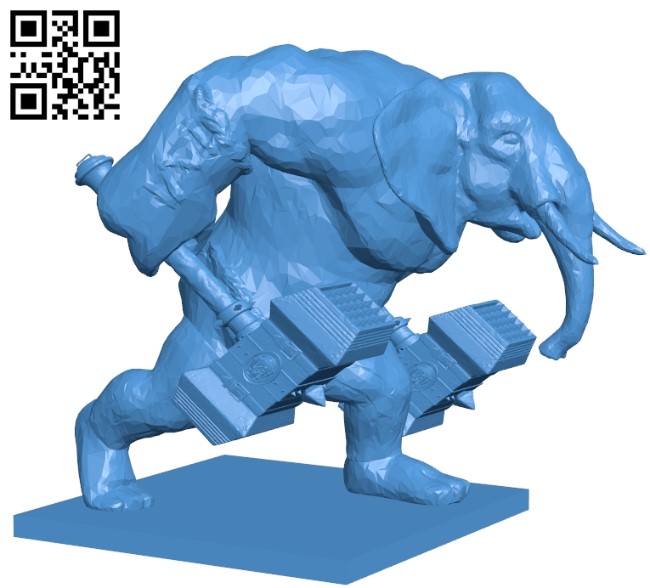 Loxodon Hammer B004938 file stl free download 3D Model for CNC and 3d printer