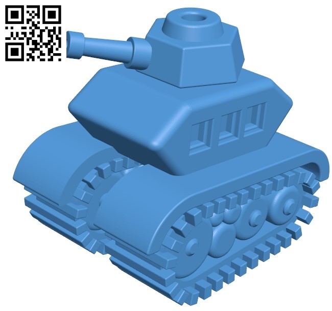 Mini tank B004983 file stl free download 3D Model for CNC and 3d printer