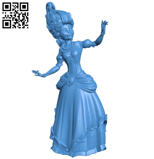 Miss Xica da Silva B005129 file stl free download 3D Model for CNC and 3d printer