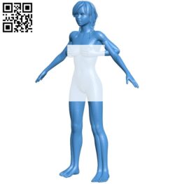 Miss covering breasts B005184 file stl free download 3D Model for CNC and 3d printer