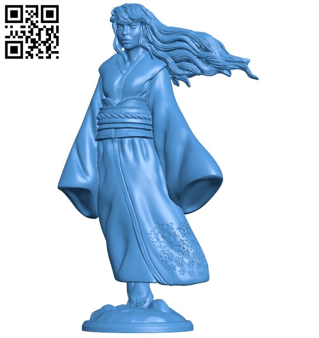 Miss yuki onna B005062 file stl free download 3D Model for CNC and 3d printer