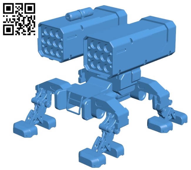 Missile platform B004939 file stl free download 3D Model for CNC and 3d printer
