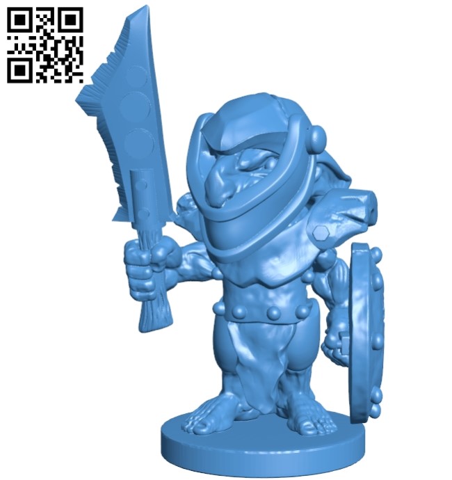 Mr Armoured Goblin B005134 file stl free download 3D Model for CNC and 3d printer