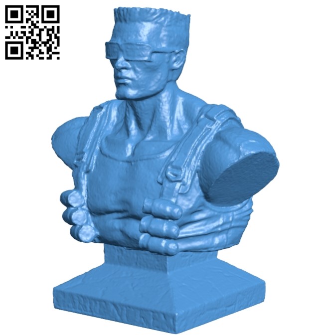 Mr Duke Nukem B005163 file stl free download 3D Model for CNC and 3d printer