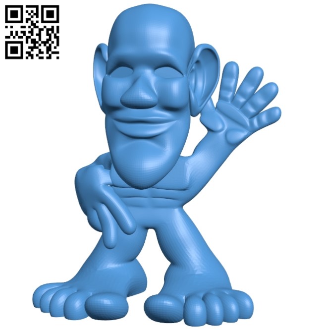 Mr Heebie Jeebie B005173 file stl free download 3D Model for CNC and 3d printer