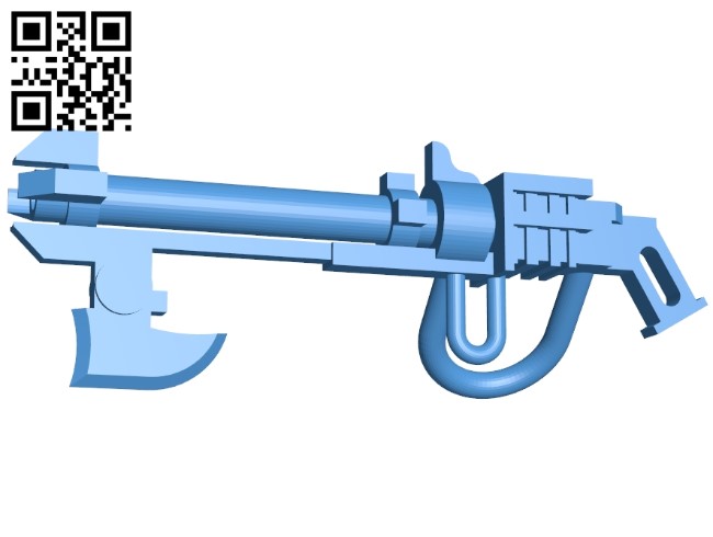 Necron Gauss Flayer Gun B005180 file stl free download 3D Model for CNC and 3d printer