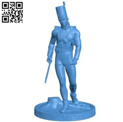 Old soldier B004893 file stl free download 3D Model for CNC and 3d printer