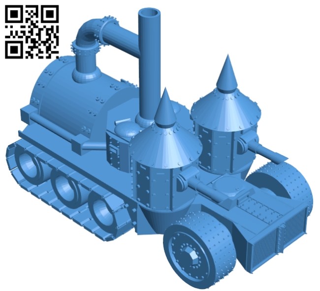 Orc's halftrack Tank B005118 file stl free download 3D Model for CNC and 3d printer
