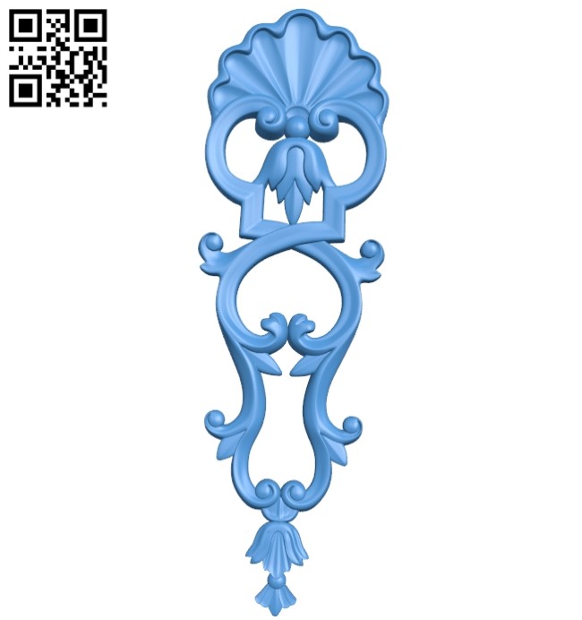 Pattern dekor design A003740 wood carving file stl for Artcam and Aspire free art 3d model download for CNC