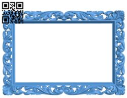 Pattern frames design A003742 wood carving file stl for Artcam and Aspire free art 3d model download for CNC