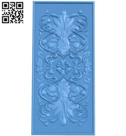 Pattern paintings design A003753 wood carving file stl for Artcam and Aspire free art 3d model download for CNC