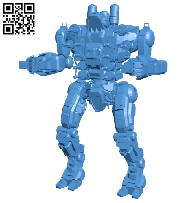 Piranha battletech B005247 file stl free download 3D Model for CNC and 3d printer