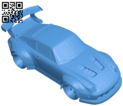 Porsche 911 Race Car B005028 file stl free download 3D Model for CNC and 3d printer