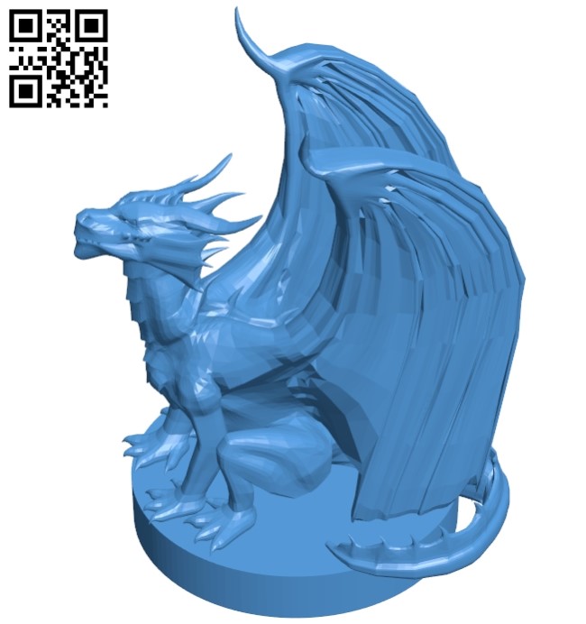 Pseudo dragon B005255 file stl free download 3D Model for CNC and 3d printer