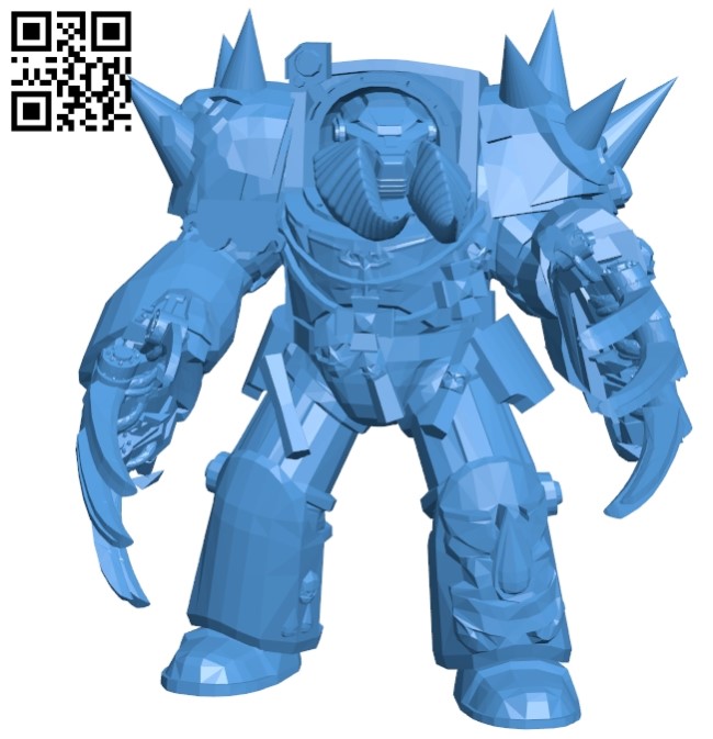 Robot with claws B005000 file stl free download 3D Model for CNC and 3d printer