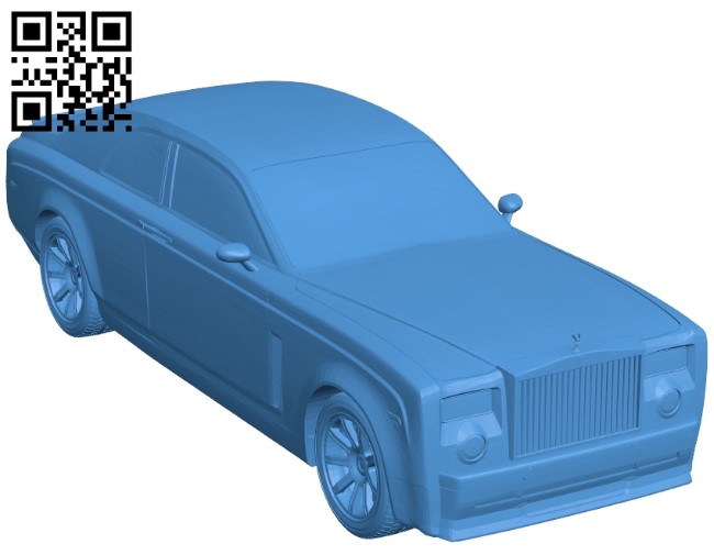Rolls Royce Phantom Coupe Car B005262 file stl free download 3D Model for CNC and 3d printer