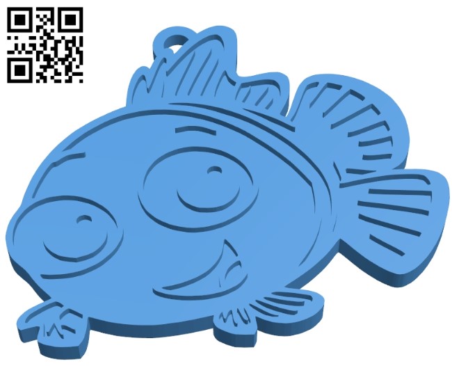 Smiling fish B004937 file stl free download 3D Model for CNC and 3d printer