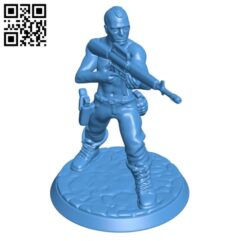 Soldier B004909 file stl free download 3D Model for CNC and 3d printer