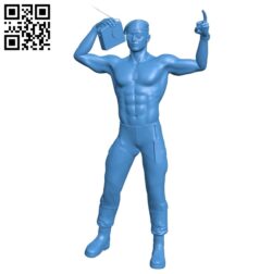 Soldier with radio B004892 file stl free download 3D Model for CNC and 3d printer