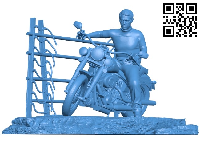 Steve Mcqueen B004880 file stl free download 3D Model for CNC and 3d printer
