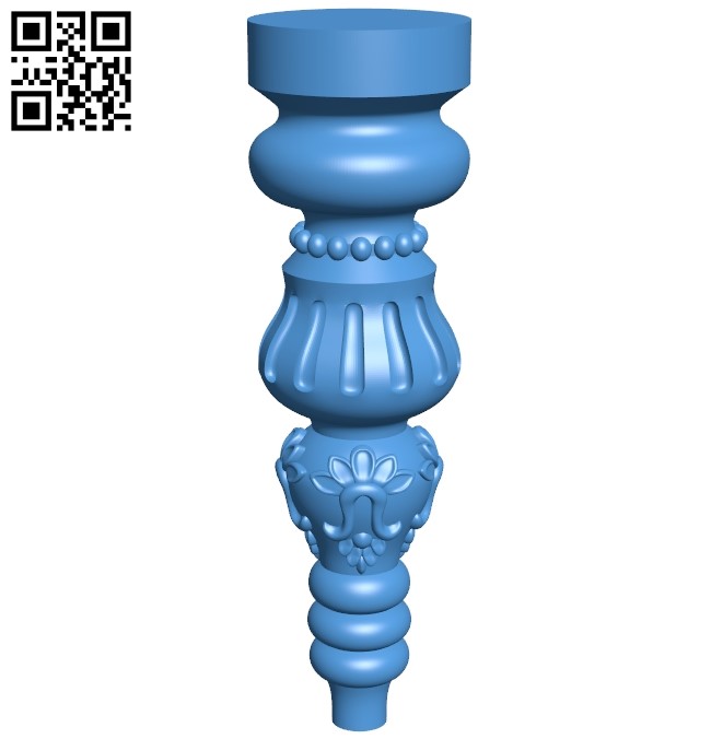 Top of the column A003769 wood carving file stl free 3d model download for CNC