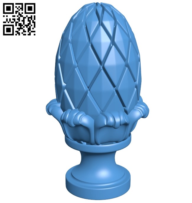 Top of the column A003776 wood carving file stl free 3d model download for CNC