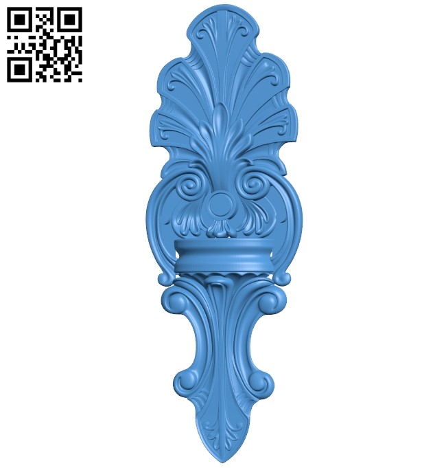 Top of the column A003780 wood carving file stl free 3d model download for CNC