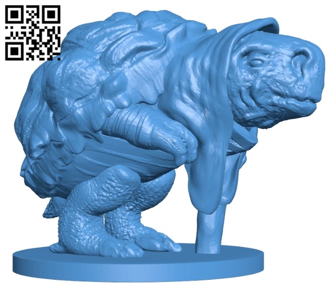 Tortle With Base B005080 file stl free download 3D Model for CNC and 3d printer