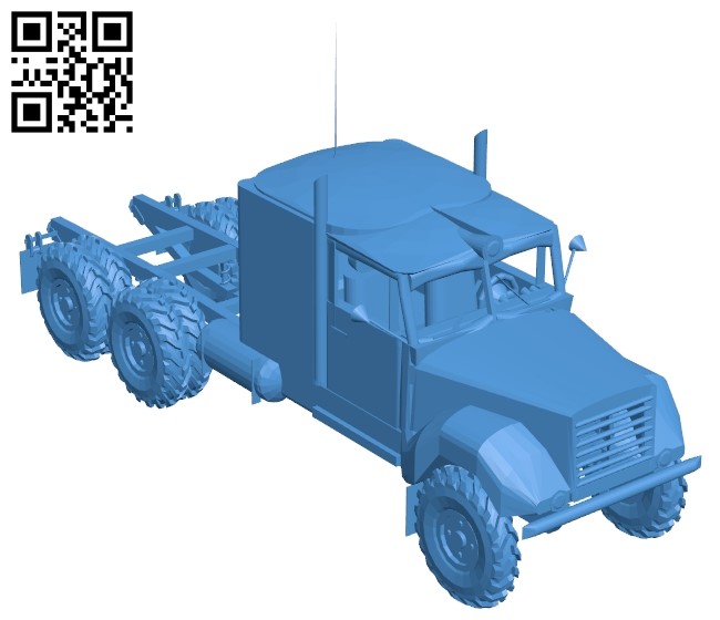 Truck hauler B005233 file stl free download 3D Model for CNC and 3d printer