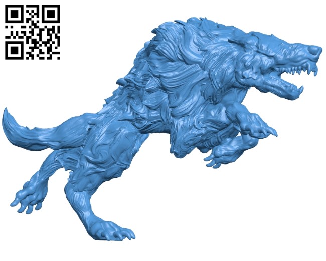 Wolf Fenrir B005207 file stl free download 3D Model for CNC and 3d printer
