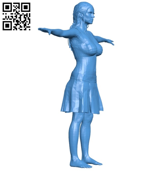 Women stocky B005099 file stl free download 3D Model for CNC and 3d printer