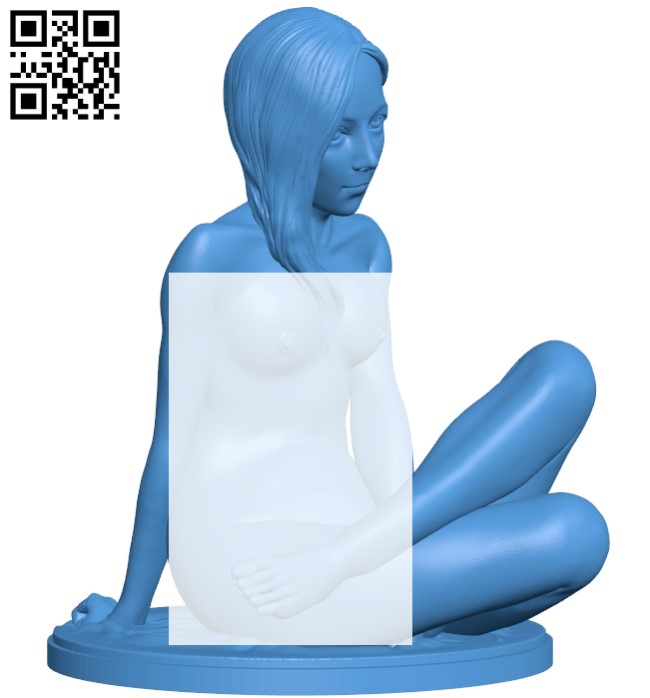 Women yoga B005130 file stl free download 3D Model for CNC and 3d printer