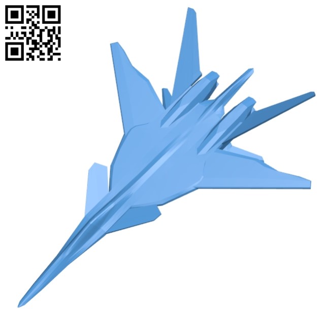Aircraft XFA-27 B005411 file stl free download 3D Model for CNC and 3d printer