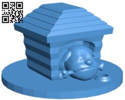 Angry dog B005405 file stl free download 3D Model for CNC and 3d printer