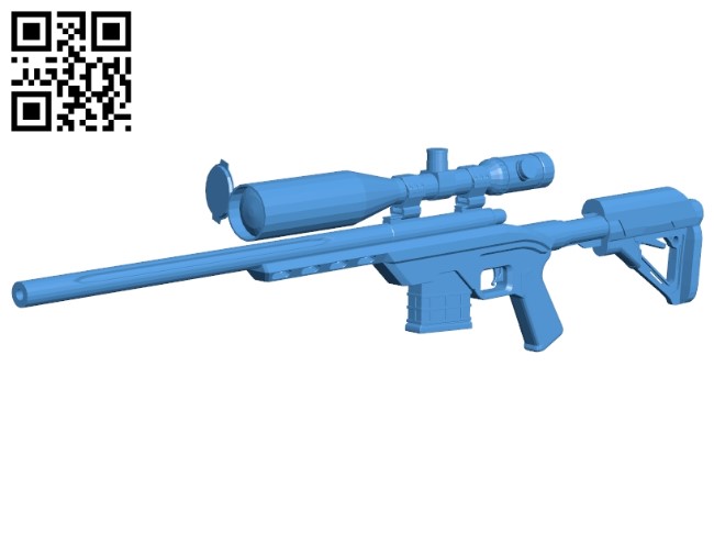 Another sniper gun B005643 download free stl files 3d model for 3d printer and CNC carving