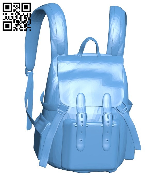 Backpack bag B005761 download free stl files 3d model for 3d printer and CNC carving