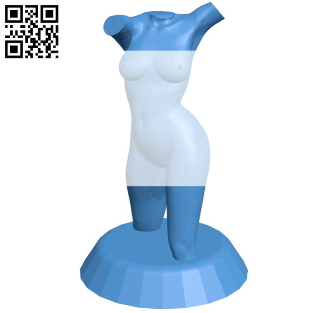 Body - women B005399 file stl free download 3D Model for CNC and 3d printer