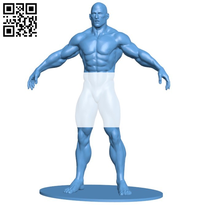 Bodybuilder man B005759 download free stl files 3d model for 3d printer and CNC carving