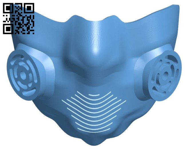 Breathing mask B005712 download free stl files 3d model for 3d printer and CNC carving