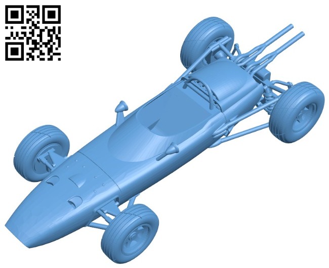 Car Honda RA 272 B005684 download free stl files 3d model for 3d printer and CNC carving