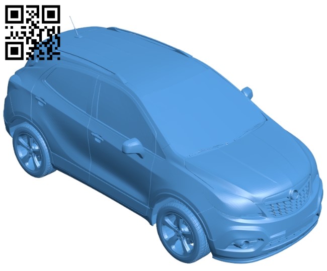 Car Opel Mokka 2013 B005483 file stl free download 3D Model for CNC and 3d printer