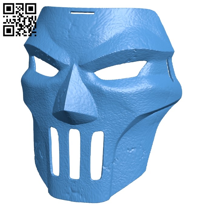 Casey Jones Mask damaged B005461 file stl free download 3D Model for CNC and 3d printer