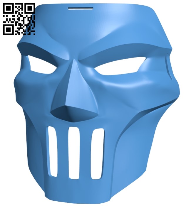 Casey Jones Mask damaged B005462 file stl free download 3D Model for CNC and 3d printer