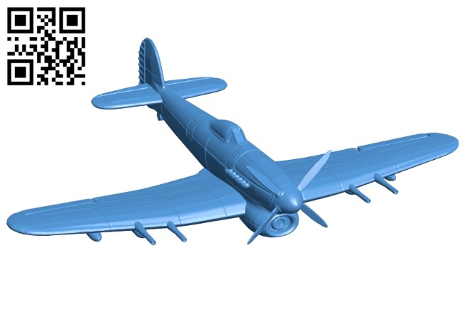 Combat aircrafts B005565 download free stl files 3d model for 3d printer and CNC carving
