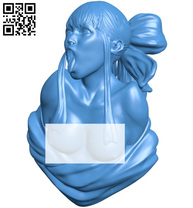 Cyborg girl B005424 file stl free download 3D Model for CNC and 3d printer