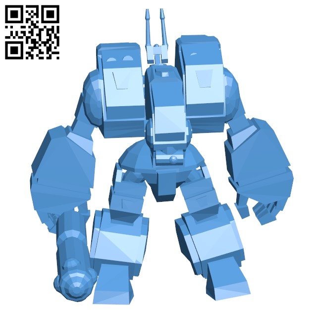 Destroid spartan B005416 file stl free download 3D Model for CNC and 3d printer