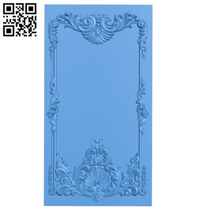 Door pattern design A003916 wood carving file stl free 3d model download for CNC