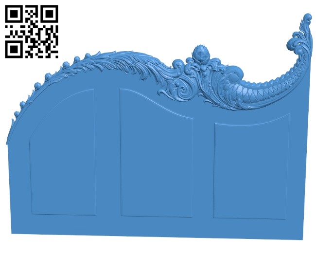 Door pattern design A003920 wood carving file stl free 3d model download for CNC